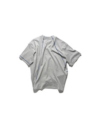 9 2025 AYMSK - 'MISALIGNED' AYMSK Short Sleeve T-Shirt (HEATHER GREY)