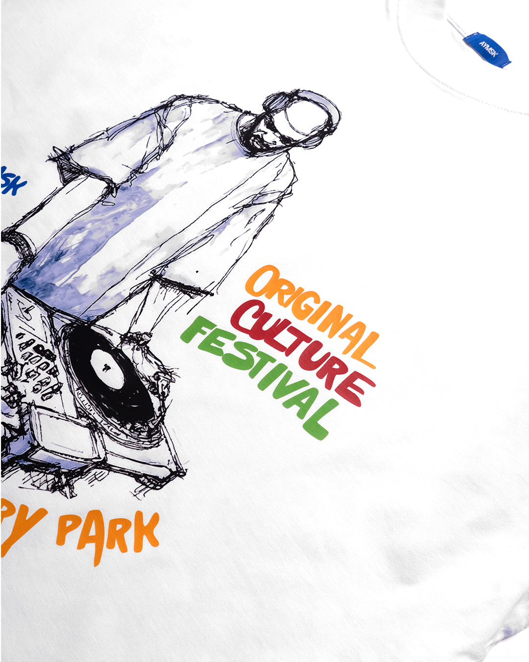 12 2025 AYMSK x OCF 'MEMORABILIA' Short Sleeve T-Shirt (WHITE)