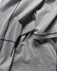 9 2025 AYMSK - 'MISALIGNED' AYMSK Short Sleeve T-Shirt (HEATHER GREY)