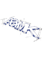 AYMSK - BLUEPRINT S/S TEE (WHITE)