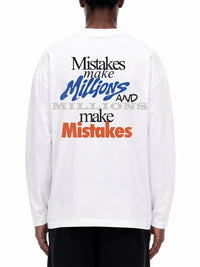 AYMSK - MILLIONS L/S TEE (WHITE)