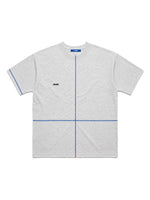 AYMSK - 'MISALIGNED' S/S TEE (HEATHER GREY)