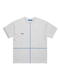 AYMSK - 'MISALIGNED' S/S TEE (HEATHER GREY)
