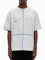 AYMSK - 'MISALIGNED' S/S TEE (HEATHER GREY)