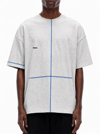 AYMSK - 'MISALIGNED' S/S TEE (HEATHER GREY)