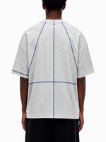 AYMSK - 'MISALIGNED' S/S TEE (HEATHER GREY)