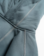 15 FW25 AYMSK - 'OFF-FORM' MISALIGNED PULLOVER (ASH BLUE)