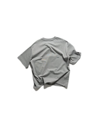 17 AYMSK - SHORT-SLEEVED 'TYPOGRAPHIC' HEAVYWEIGHT T-SHIRT (CLOUDED CLAY)