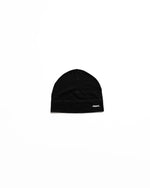 19 AYMSK - 'TYPOGRAPHIC' MERINO WOOL BEANIE (BLACK)