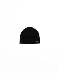 19 AYMSK - 'TYPOGRAPHIC' MERINO WOOL BEANIE (BLACK)