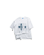 16 AYMSK - SHORT-SLEEVED 'PROPAGANDA' HEAVYWEIGHT T-SHIRT (WHITE)