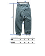 14 FW25 AYMSK - 'OFF-FORM' MISALIGNED SWEATPANTS (ASH BLUE)